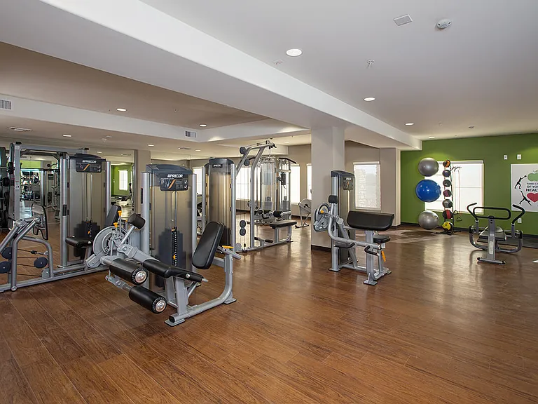 Gym in same building as unit