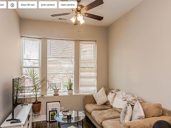 Living room, windows facing 18th St.