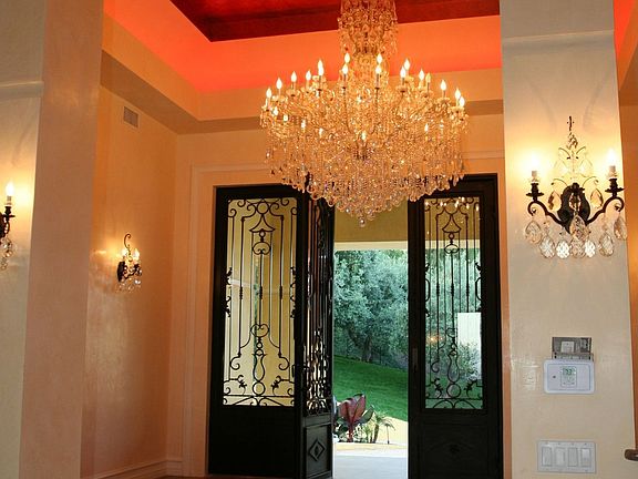  Handcrafted 9 foot iron doors