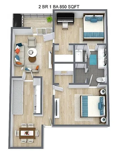 Floor plan B1