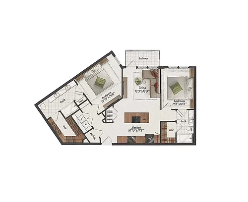 Floor plan B4