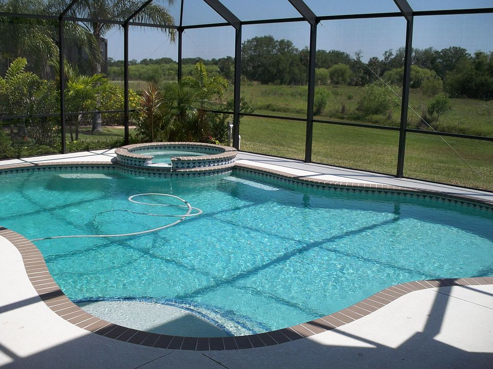 Pool view from family room