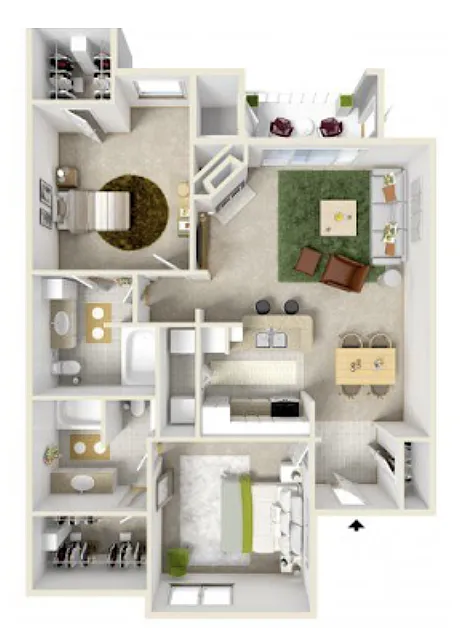 Floor plan B1