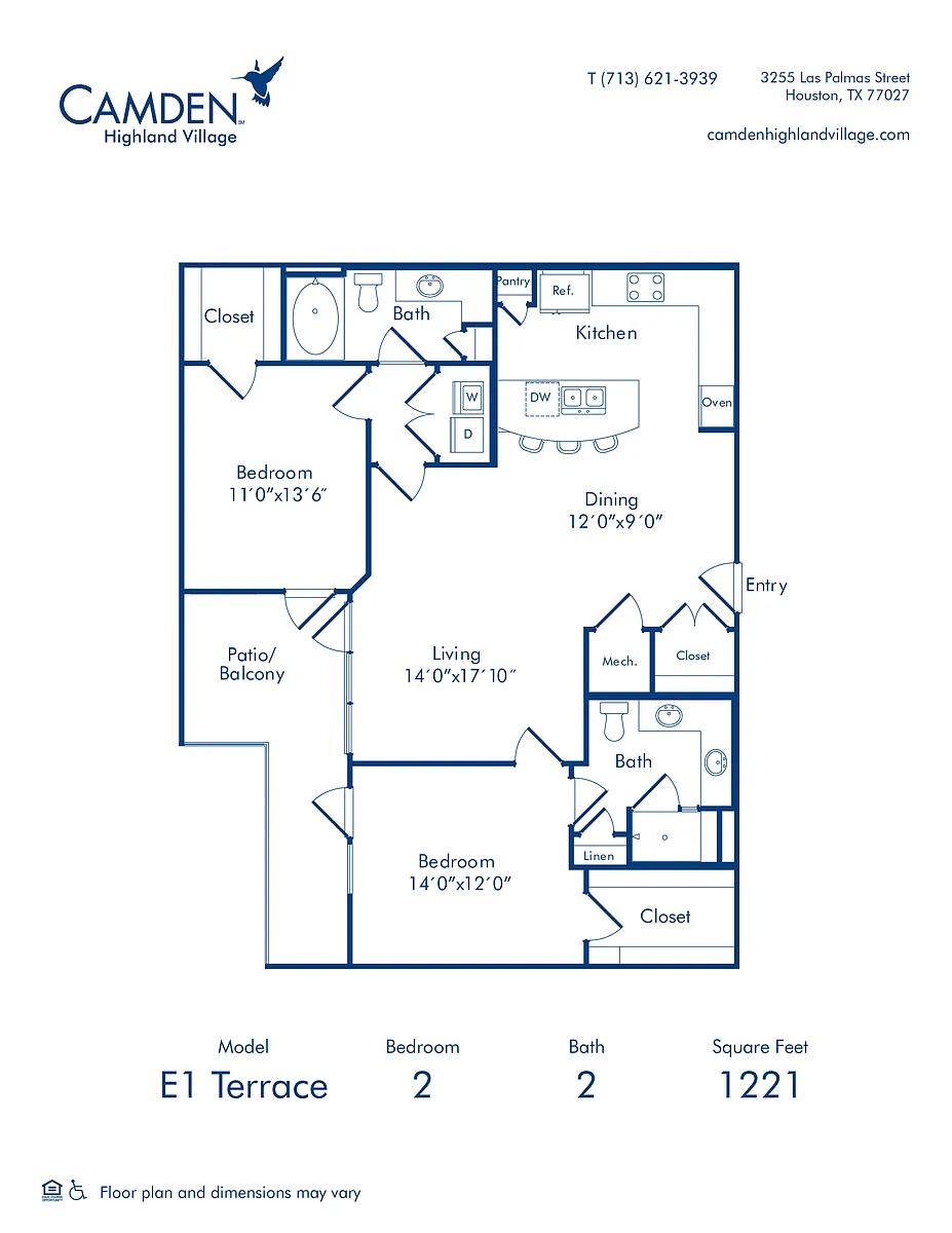 Floor plan E1 Terrace