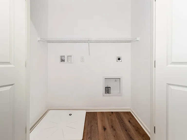 Washer and dryer included. Laundry room is on the same room as the bedrooms.