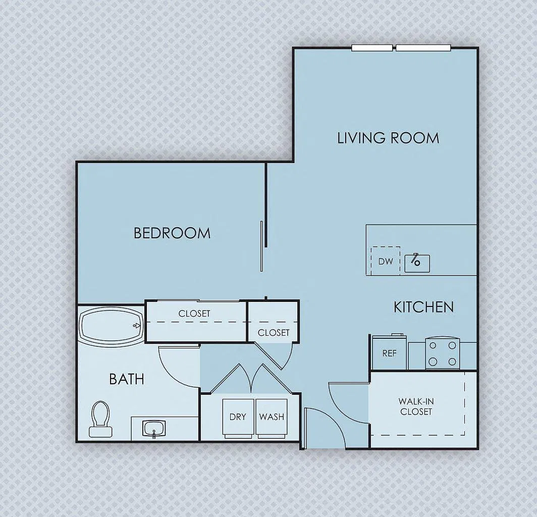 Floor plan Urban 1x1 B3.a