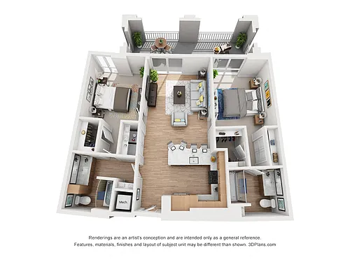 Floor plan B3