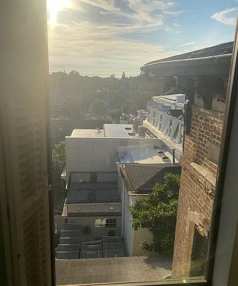 view from sunroom