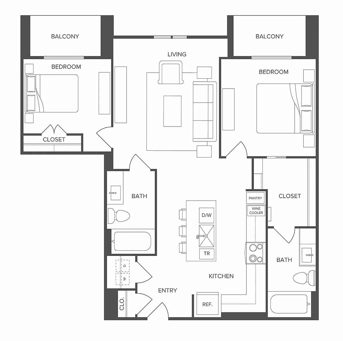 Floor plan B1