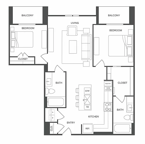 Floor plan B1