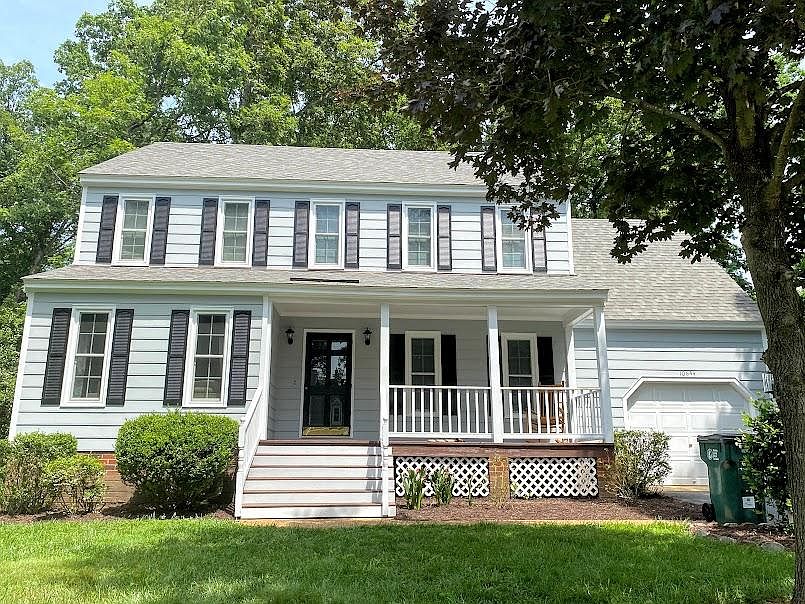 Front with porch.