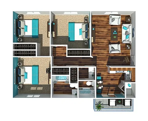 Floor plan Chestnut