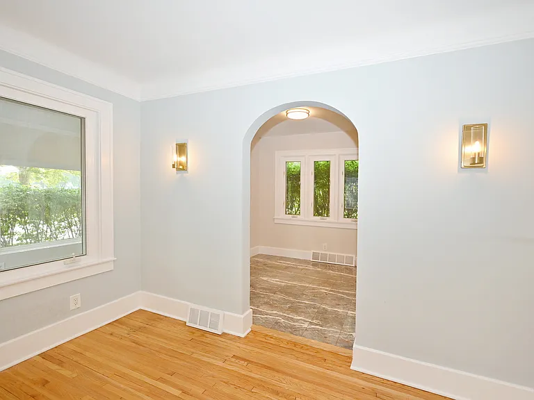 Foyer leading into Family Room