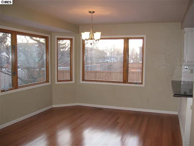 Open dining room