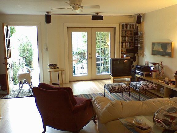 Living Room/French Doors Facing Front