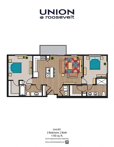 Floor plan B1 2x2 - Phase II