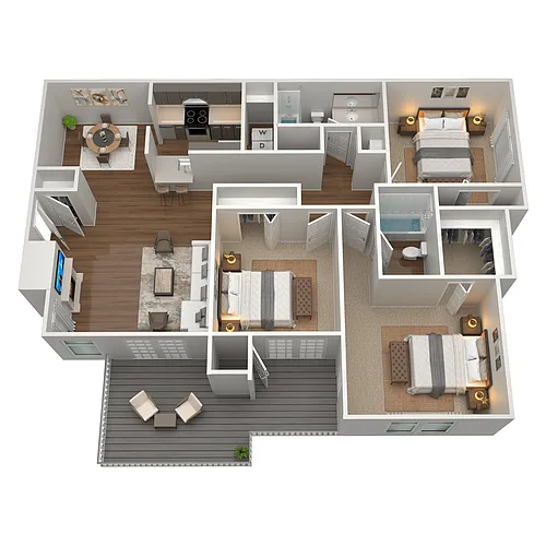 Floor plan C2 - Northside