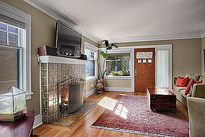 Front Room w/ Fireplace
