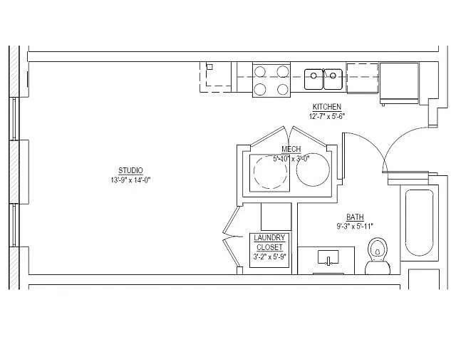 Floor plan Bond