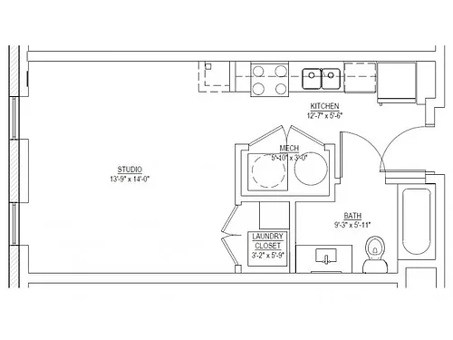Floor plan Bond