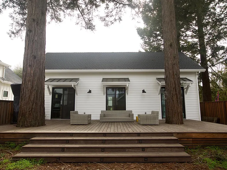 Back of main house.