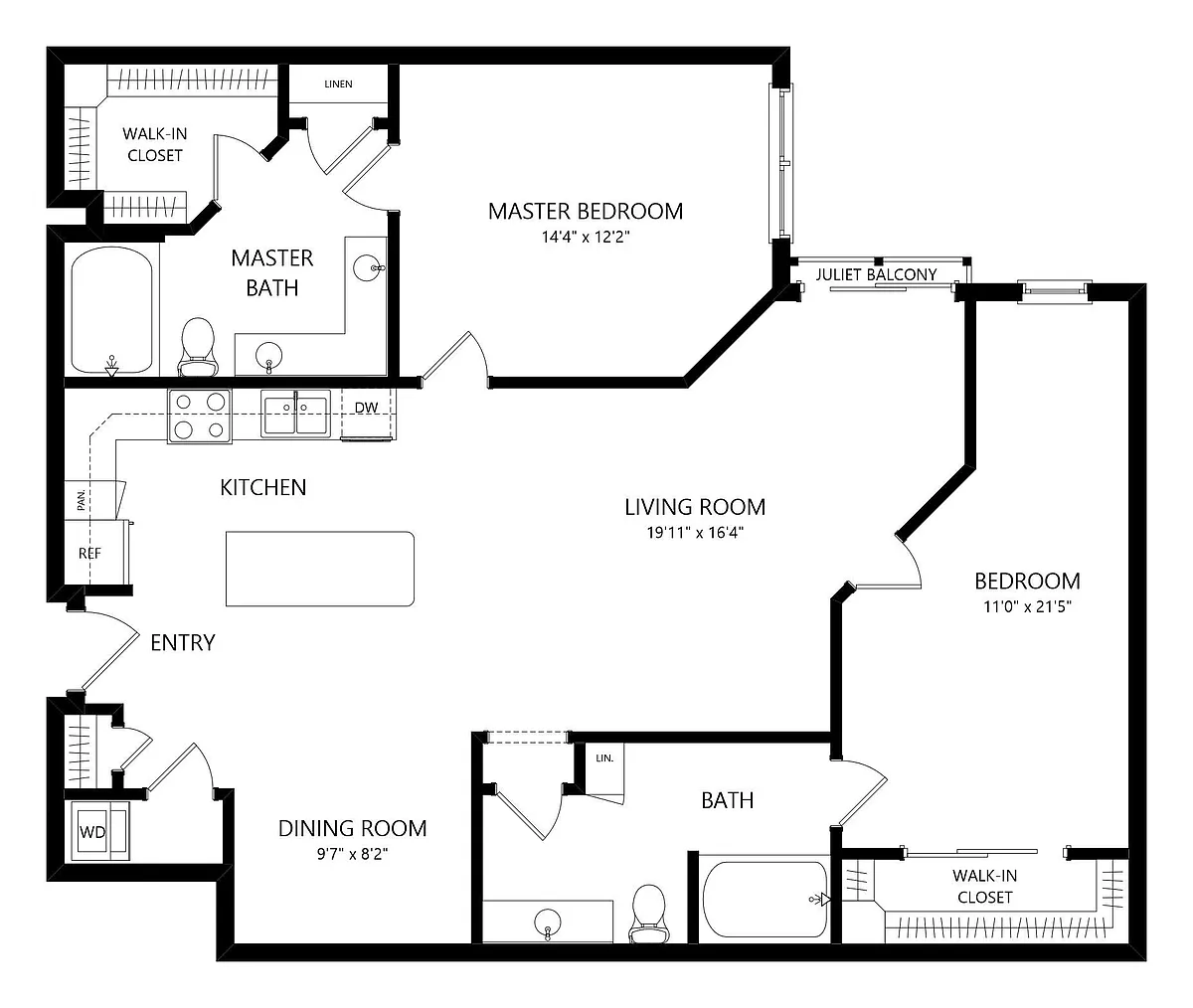 Floor plan A-C2S