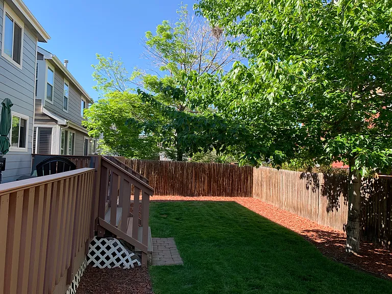 Lovely yard! Shaded in evening being on east side - perfect for summer nights!
