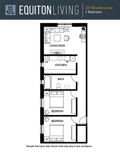 Floor plan 2 Bedroom