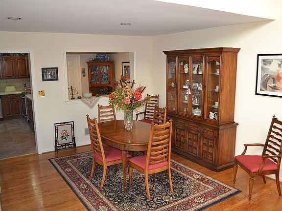 Dining Room with Hardwood Flooring