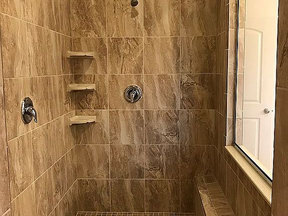 Master shower 