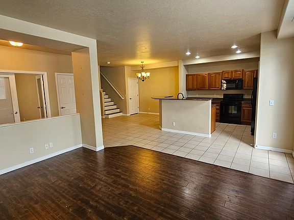 living room and kitchen