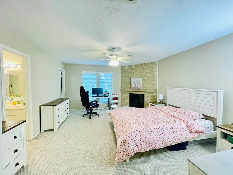 Primary Suite with double sink bathroom and walk-in closet, Bedroom #1