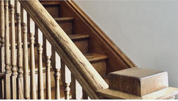 Stairway/ shared space inside the house.