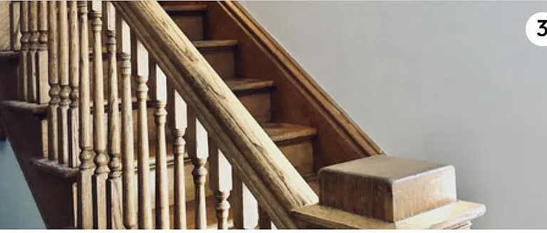 Stairway/ shared space inside the house.