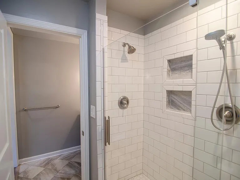 Dual shower heads in master bath