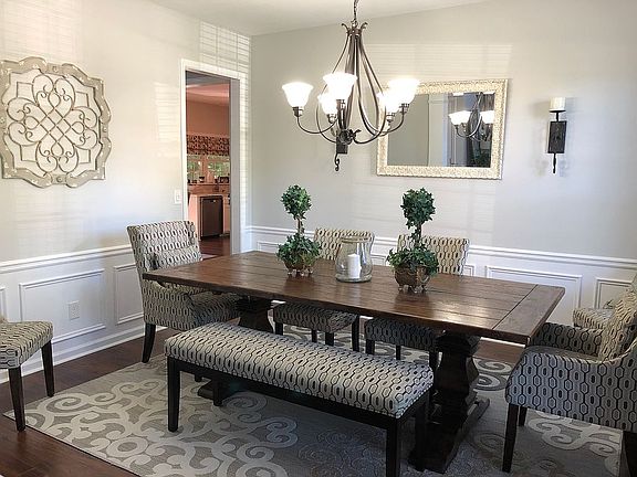 Spacious dining room