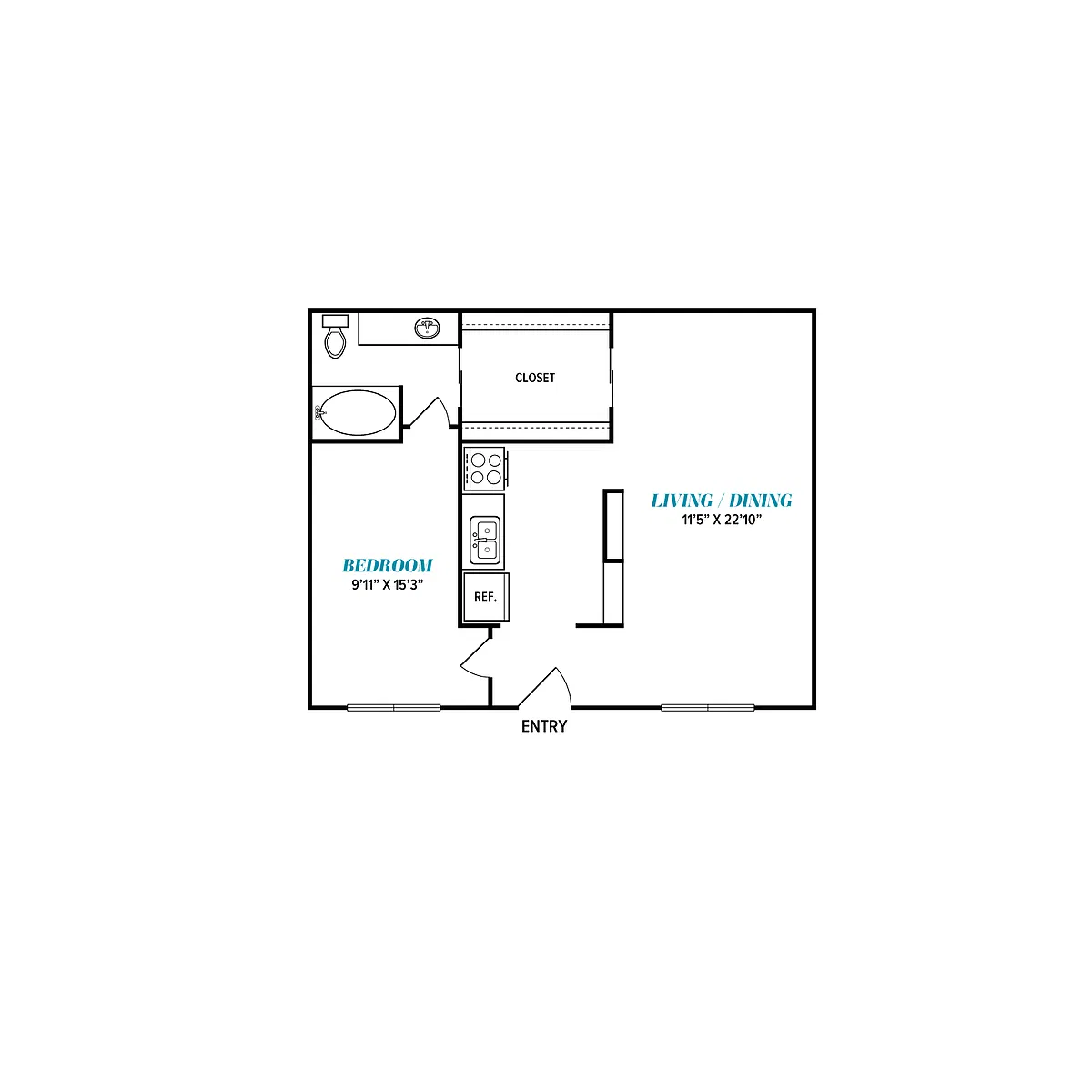 Floor plan A5 Renovated