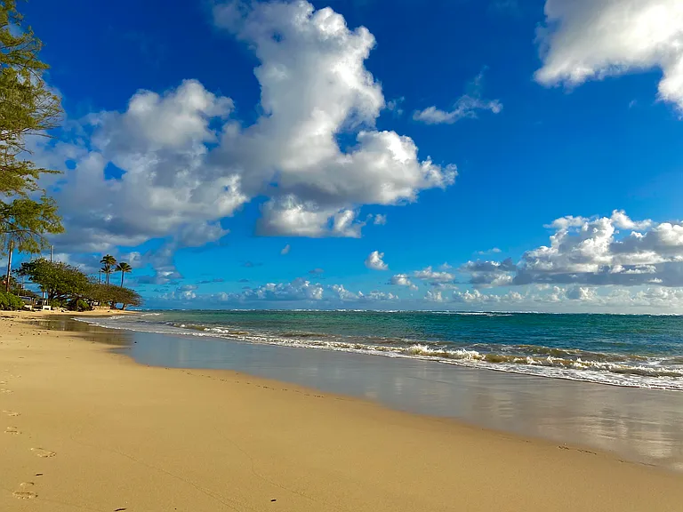 Kaaawa beach by school