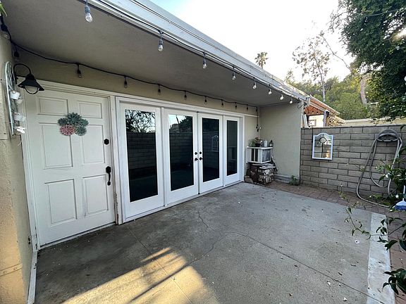 Private Patio and Condo Front Door
