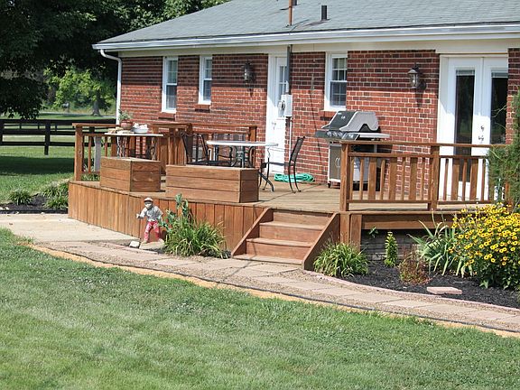 Back of house & deck