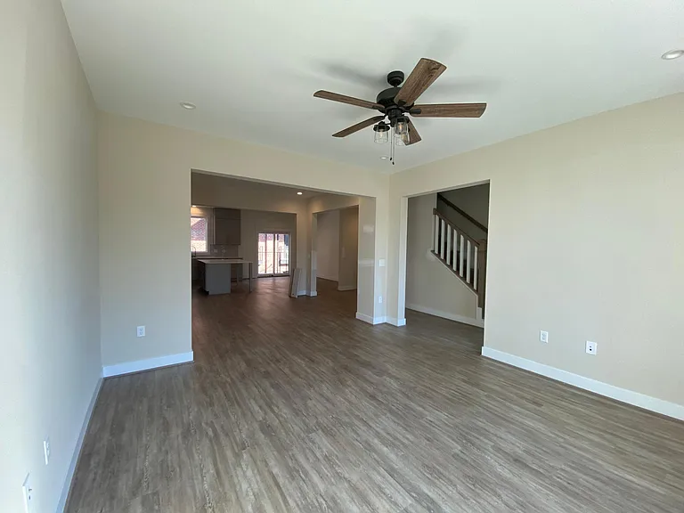 open concept second floor