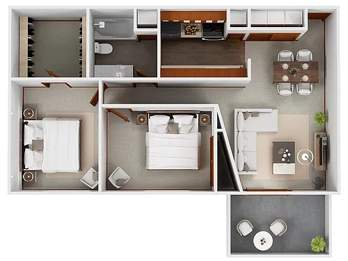 Floor plan B3