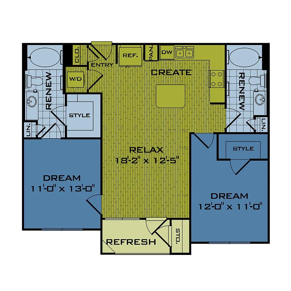 Floor plan B1