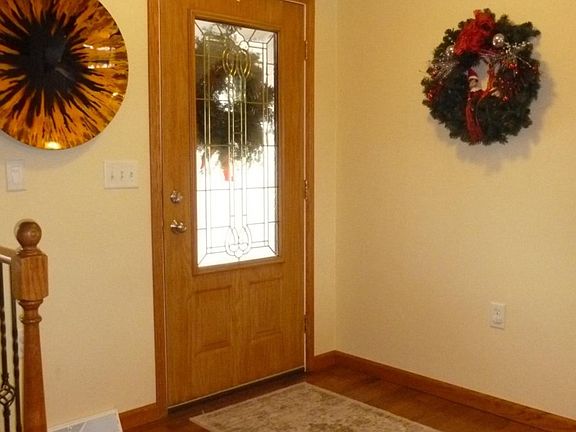 Into the spacious foyer