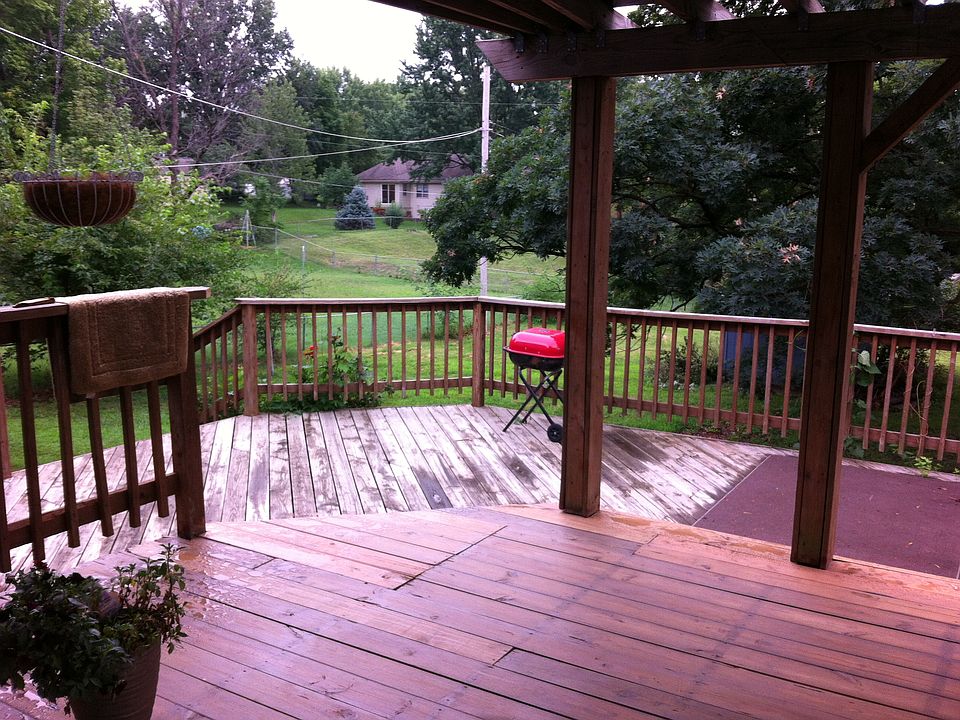 Deck & Back yard
