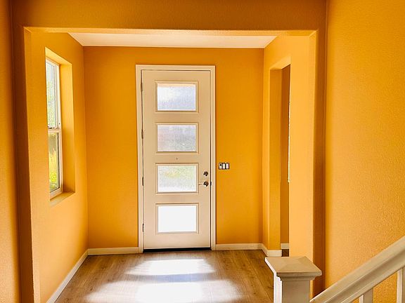 Freshly painted hallway