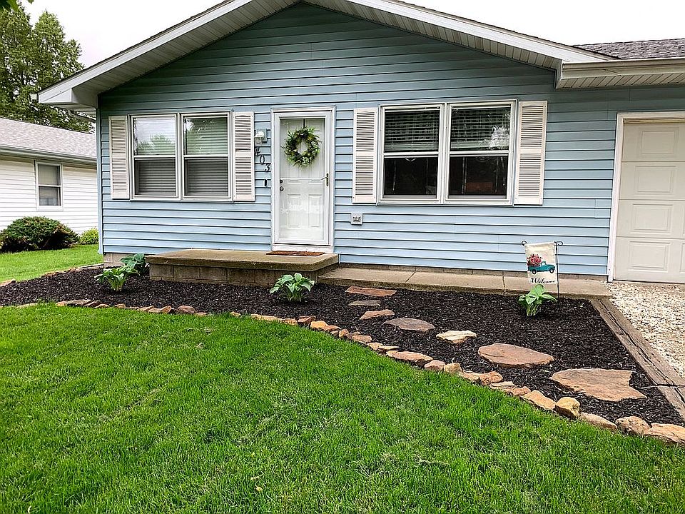 Street view, new landscaping