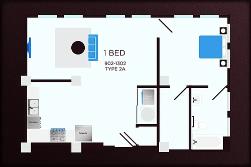 Floor plan 902-1302_Type B