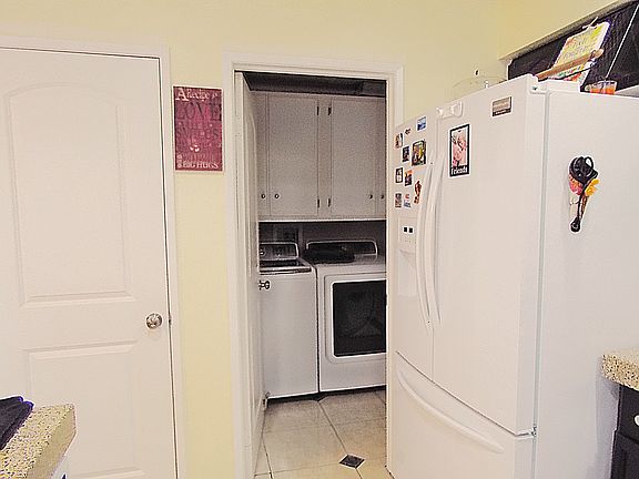 Laundry leading to Garage