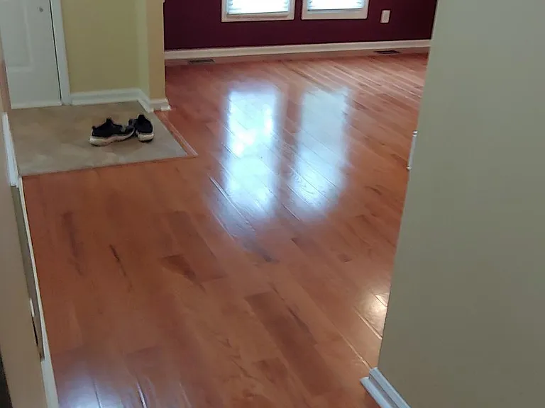 Formal Dining Room with New gleaming hardwood floors 2021